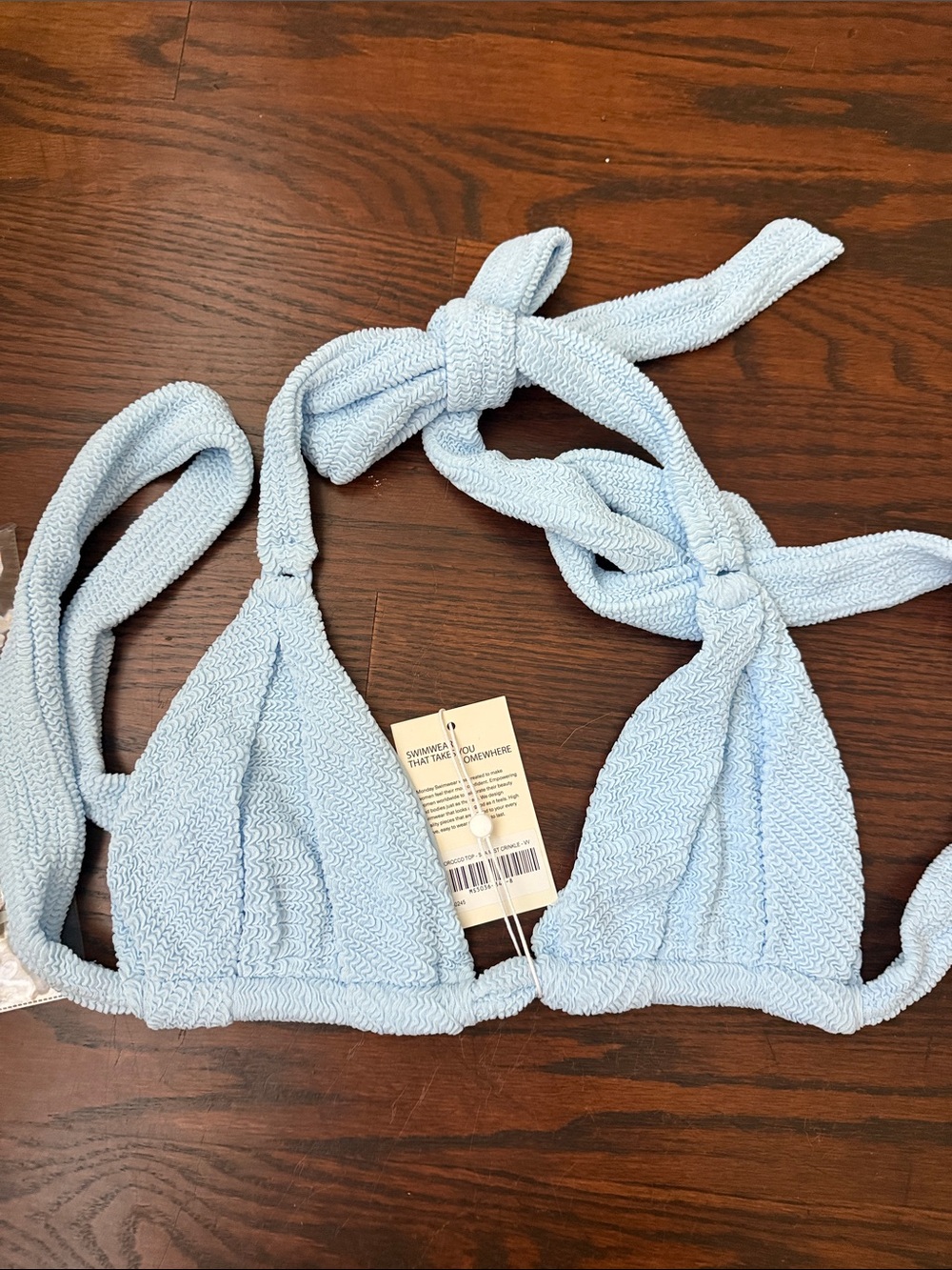 Monday Swimwear Morocco Top in Sea Mist